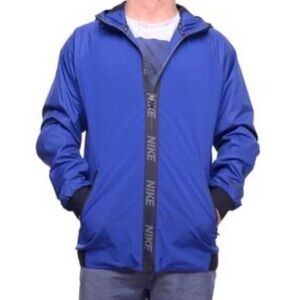 Nike Dri-FIT Blue Jacket with Black Accents